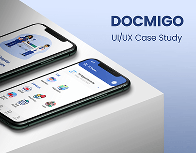 Project thumbnail - Docmigo l Healthcare App l UI/UX