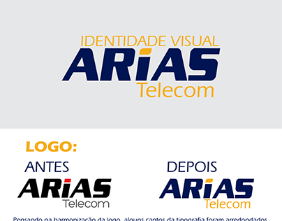 Identidade Visual Arias Telecom