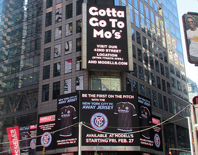 Modell's Times Square Digital Boards