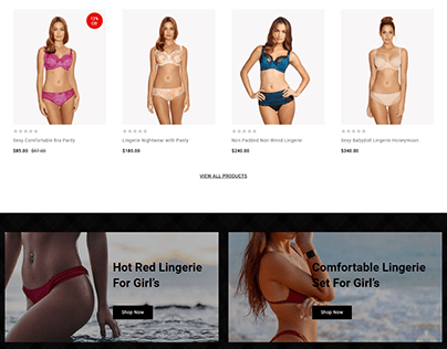 Lingerie / Swimsuit Shopify Store (Blossom)