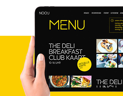 Webdesign for "NOOIJ - Dutch Deli"