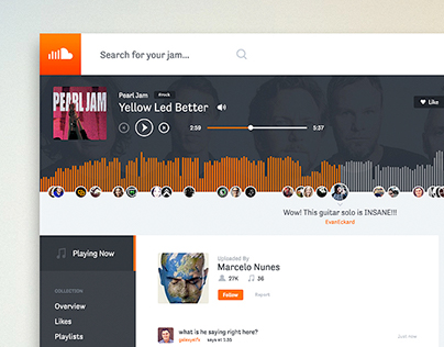 SoundCloud Redesign - For Fun!