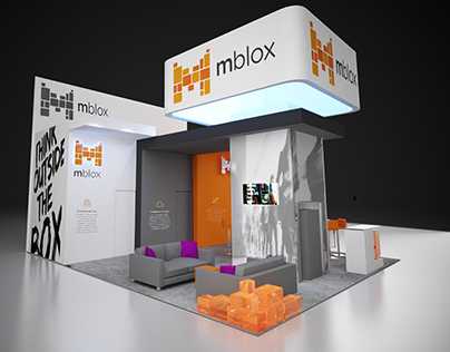 Mblox/CLX exhibition stand