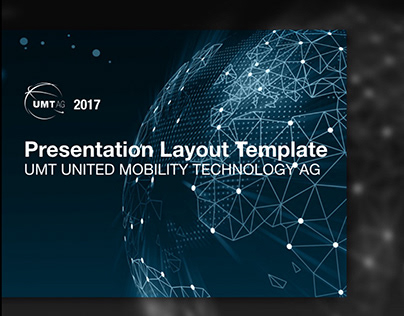 Presentation Dark Layout Template 2017