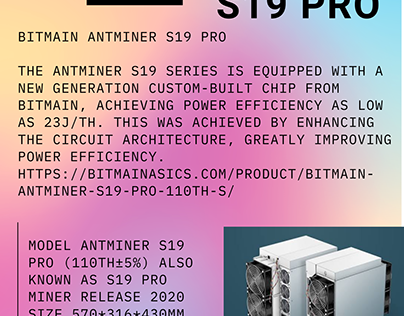 Bitmain Antminer S19 pro