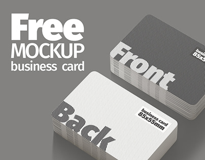 FREE MOCKUP Business Card (85x55mm)