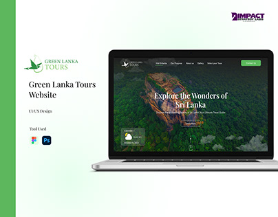 Green Lanka Tours Website