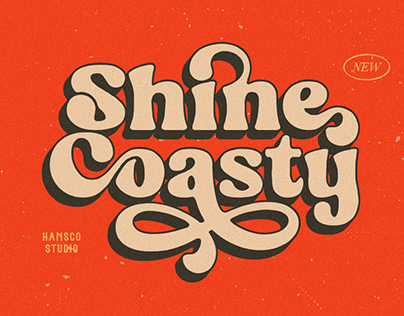 Shine Coasty Font - Retro Serif Font Free