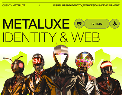 METALUXE — Visual & Brand Identity, Web Design & Dev