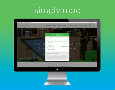 Simply Mac - Customer Portal UI