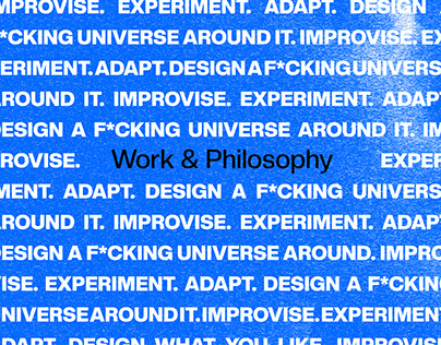 Portfolio | Work Compilation & Design Philosophy