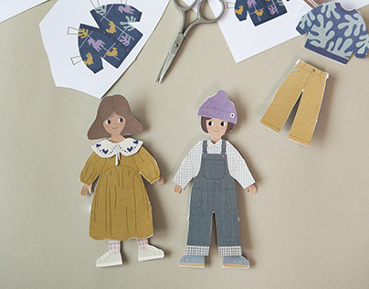 Paper Dolls for Loomknits