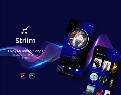 UI Design - Striim Music App
