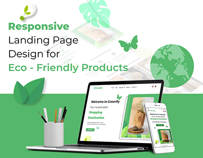 Responsive Landing page design for Eco-friendly Product