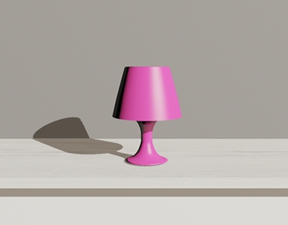 Modélisation 3D : Lampe Ikea