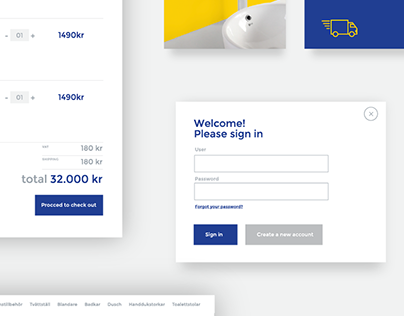 Swedmart website UI redesign