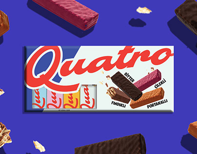 Chocolate Packaging Design "Quatro" | Ambalaj Tasarım