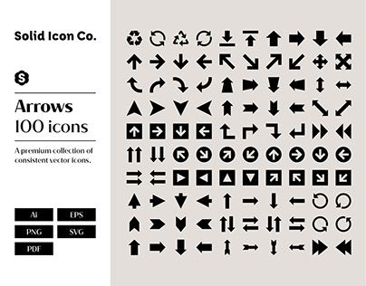 Arrows – Solid Icon Co