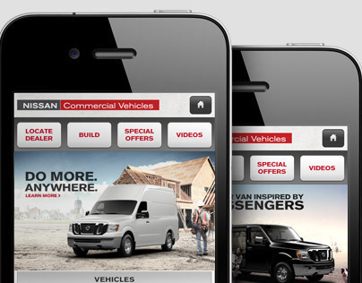 Nissan Commercial Vehicles Mobile Site