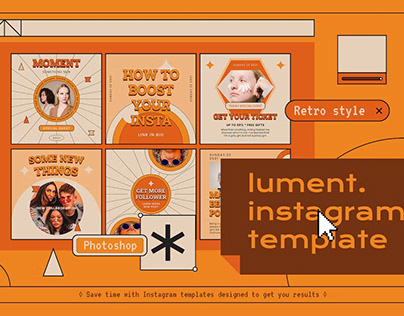 Lument Instagram Post & Stories Template