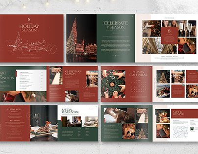 Christmas Hotel Brochure Template