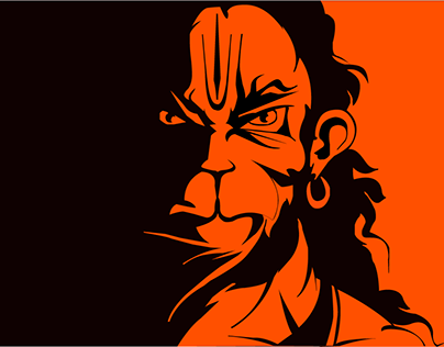 Hanuman ji illustration