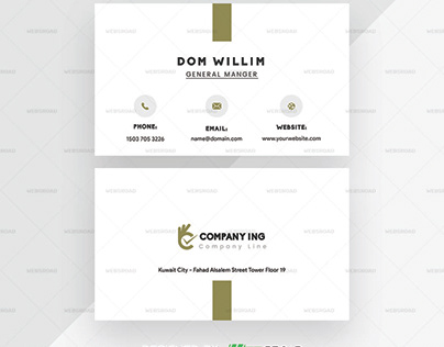 Oxen Elegant Business Marketing Premium Business Card