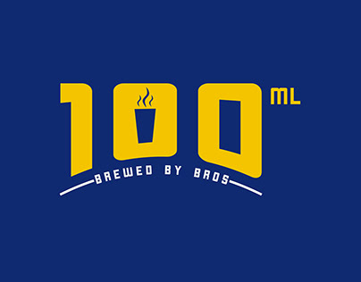 100 ML Tea Café Brand Identity