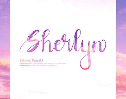 Calligraphy - Sherlyn