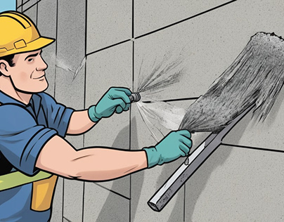 Anime illustration of Asbestos Removal