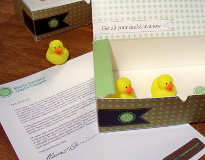 Self Promo -- Get all your ducks in a row