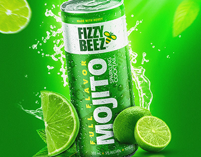 Fizzy Bizz Mojito promotion Poster