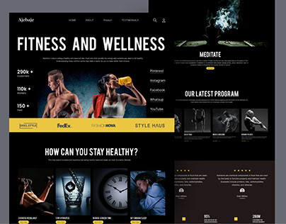 Gym/ Fitness website