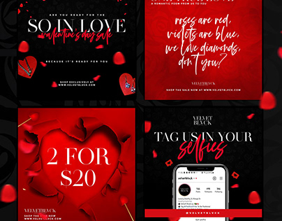 Velvet Blvck | So In Love Valentine's Day Campaign