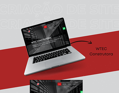 Criação de site - WTEC Construtora