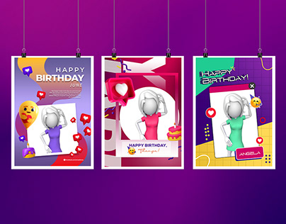 Birthday Graphics for Cherry Employees