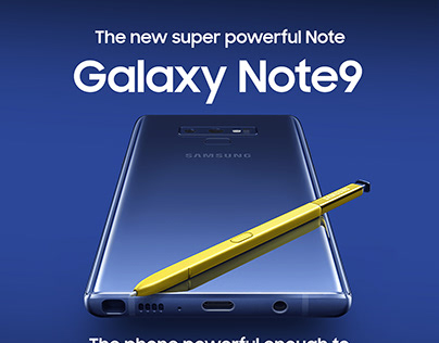 Samsung Note 9 Poster