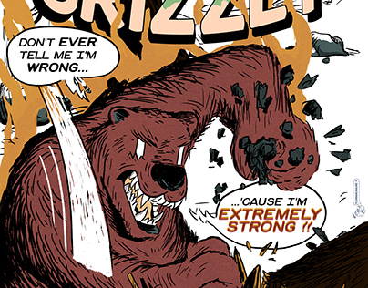 Gruesome Grizzly Comic Cover
