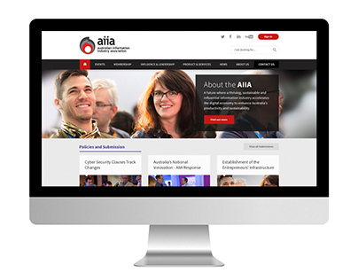 AIIA public website redesign