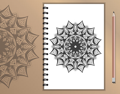 Stylist and attractive nakshi or mandala design