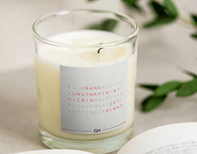Gulbenatural - New Year Candle with Motto