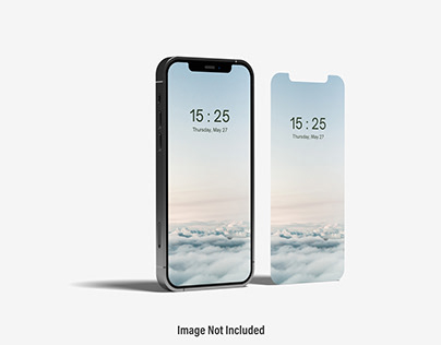 Phone and screen mockup