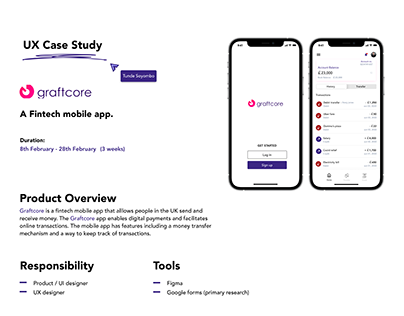 Case study of a fintech mobile app