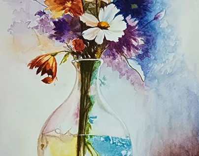 Hand Made Water Color Painting