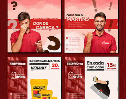 SOCIAL MEDIA - Depósito de Materiais Martins