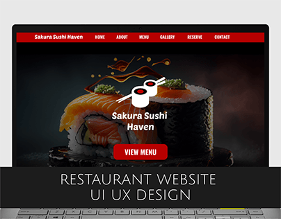 Sushi Restaurant Web Design