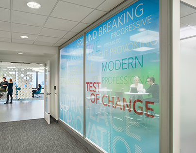 Test of Change Space  |  wall graphics