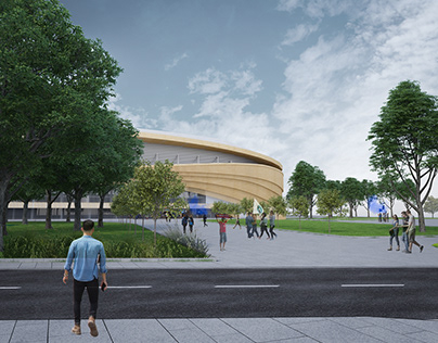 Stadium in Montpellier, Thesis project