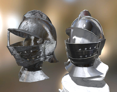 Medieval Helmets available on Unity Asset Store