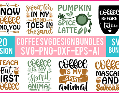 Coffee SVG Design Bundles